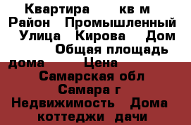 Квартира 34,4 кв.м › Район ­ Промышленный › Улица ­ Кирова  › Дом ­ 210 › Общая площадь дома ­ 35 › Цена ­ 2 500 000 - Самарская обл., Самара г. Недвижимость » Дома, коттеджи, дачи продажа   